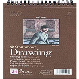 STRARMORE DRAWING A5 14,8 x 21 cm Block Zeichenpapier grob