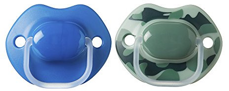 Tommee TippeeURBAN STYLE Nr. 43342060-2x Schnuller Physilogical Silikone/BLAU GRUENE (6-18m+)