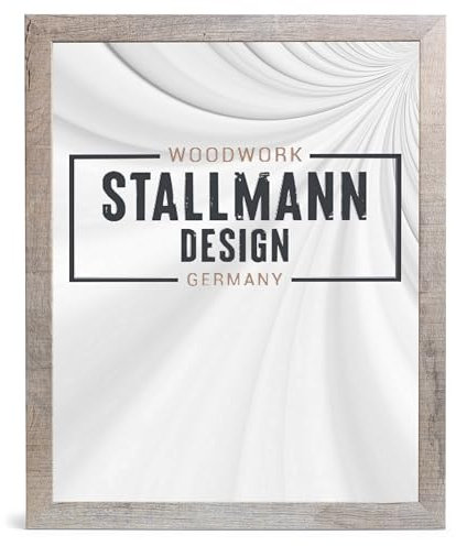 Stallmann Design 'New Modern' Bilderrahmen 80 x 100 cm | Farbe: Wildeiche | eleganter Frame für Ihre Fotos und Motive
