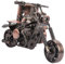 Portapenne per moto, modello di moto vintage fatto a mano, ruota mobile, decorazione del desktop, per la decorazione della scrivaniaDecorazioni per la casa desktop da ufficio, perfetto come