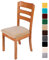Homaxy Housse De Chaise, Housse de Chaise Universelle Lavables, Housse de Salle à Manger Universel, très Facile à Nettoyer et Durable, Facile à Installer (crème, 4 pièces)