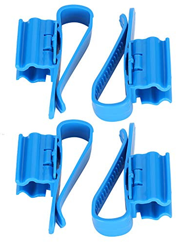 YOUTHINK Aquarium Wasserrohr Festklemme Multifunktion Kunststoff Schlauchhalter Clip Klemme Zubehör 4St