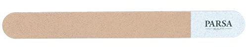 PARSA Beauty Nature Love Organic Nagelfeile aus recyceltem Papier – Schonende Nagelfeilen für geformte, schöne Nägel – Nachhaltige, doppelseitige Nagelpfeile für Nagel Pflege und Maniküre