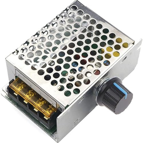 Retoo 230V 4000W AC Elektronischer Spannungs-Regler, Governor Dimmer, Drehzahlregler, High Power SCR, Elektronische Spannungsregler, Thermostat Drehzahlregler