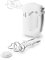 SMAPP 451.4 Handmixer, 580W, Weiß Küchenmixer, 5 Geschwindigkeiten + Turbo Boost, 2 Rührbesen und 2 Knethaken Edelstahl