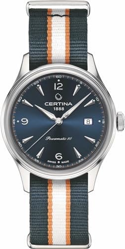 Certina Herren-Armbanduhr DS Powermatic 80 Blau/Beige C038.407.18.047.00