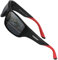PUKCLAR Herren Sonnenbrille Polarisierte Sportbrille Radsportbrillen Fahrerbrille Damen UV400 Schutz Cat 3 CE