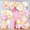Luftballon Girlande Gänseblümchen 137 Stück Macaron Rosa Gelb Weiß Orange Luftballons Girlande Kit mit Daisy Blumen Folie Ballon für Mädchen Hochzeit Verlobung Babyparty Geburtstagsfeier Dekorationen