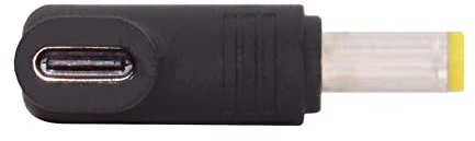 NFHK USB 3.1 Type C USB-C Female to DC 12V 5.5x2.5mm Plug Adapter PD Emulator Trigger 90 Degree Angled