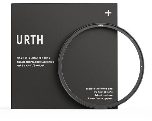 Urth 58mm Magnetic Lens Filter Adapter Ring — Screw-In Adapter Ring for Converting Camera Lens to Magnetic Filter System