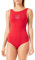 Emporio Armani Women's Body Brazilian Essential Studs Logo, Ruby Red, Small