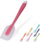 Silicone Spatula, Spatulas for Cooking 450°F Heat Resistant Seamless Rubber Spatulas Non-Stick Silicone Kitchen Utensils for Cooking, Baking and Mixing, Dishwasher Safe (Red)