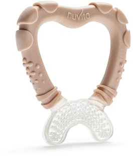 Nuvita 7006 Zahnfleischmassage Dentition 4 Monate + - Pastellrosa: Der beste Verbündete für die Zähne deiner Kinder.