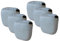 kanister-vertrieb® 6 Stück 30 L Kanister Wasserkanister Kunststoffkanister natur DIN61 + Etiketten
