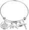 PLITI Armband mit Zitat von Narnia At The Sound Of His Roar Sorrows Will Be No More Literature, M, Edelstahl
