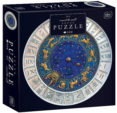 Interdruk Puzzle 500 Round 63 cm - Around The World No. 1