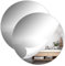 WHC 2 Stück Acryl Spiegel Rund Selbstklebend, 20 cm Runde Spiegelfliesen Selbstklebend, Selbstklebende Spiegel, Spiegel Runder Aufkleber DIY, für Zuhause, Schlafzimmer, Wohnzimmer, Heimdekoration