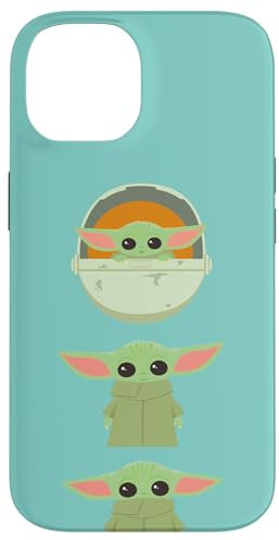 Hülle für iPhone 14 Star Wars The Mandalorian Grogu Trio Cartoon Poses