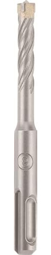 kwb HB4X SDS Plus Hammerbohrer, 110 mm, Ø 8 mm (Hartmetall-Platte, Vier Schneiden, Zentrierspitze, Vierfach-Plus-Spirale, Werkzeugstahl, SDS Plus)