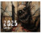 Horrorkalender 2025, Geister-Wandkalender, gespenstischer Kalender 2025, Horror-Wandplaner, Tageskalender 'Horror,Monatsplaner 'Horror,Planer se