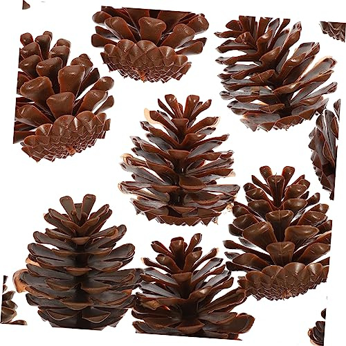 Cabilock 30St Kiefernzapfenimitat aus Kunststoff Weihnachtsdekorationen Christmas-Decorations weihnachtsschmuck zum aufhängen Weihnachten DIY Basteln Tannenzapfen Szenenlayout-Requisite