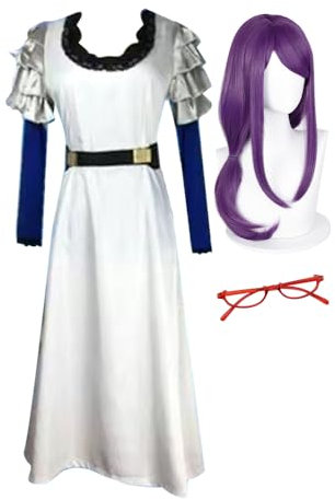 Gooyeh Tokyo Ghoul Cosplay Costume Kamishiro Rize Cosplay Kostüm Outfit mit Perücke und Roten Brille Halloween Uniform For Men