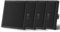 MVAVA Interruptor de luz empotrado 1 compartimento Interruptor conmutador de 1 vía 80mm*80mm Interruptor de pared 4 pack Negro
