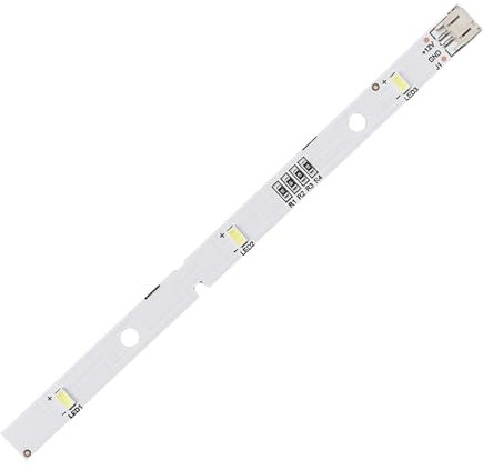 Nodcows Tira de Luz LED de Repuesto para Frigorífico Congelador RONGSHENG/HISENSE, Compatible con MDDZ-162A, 1629348, E349766, DC12V 2W, Color Blanco Frío, Bajo consumo