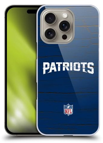 Head Case Designs Offiziell Zugelassen NFL Unschärfe New England Patriots Logo Harte Rueckseiten Handyhülle Hülle Huelle kompatibel mit Apple Apple iPhone 16 Pro