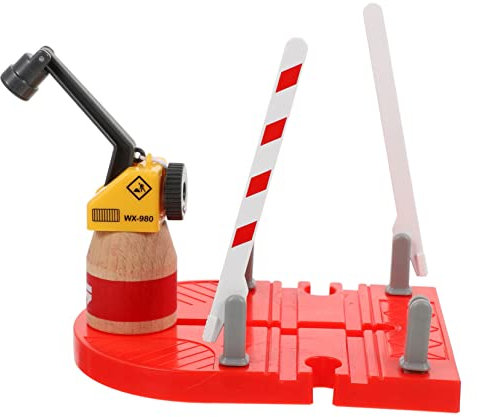 ifundom Schienenkranzubehör Spielzeug Für Kinderfahrzeuge Eisenbahnkran Spielzeug Stamm Spielzeug Kranmodell Selber Bauen Kranwagen Spielzeug Kran Für Baufahrzeuge Kranmaschinenmodell Holz