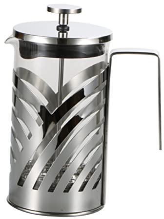 HOLIDYOYO Cafetera de Acero Inoxidable Tetera Multifunción con Filtro de Café Colador de Té de 350 Ml para Uso en El Hogar Y La Oficina