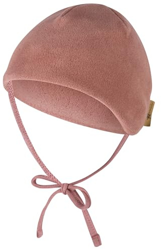 Sterntaler Beanie aus Jersey Bedruckt mit Strichen für Jungen - Baby und Kinder Mütze gefüttert mit Baumwollfleece