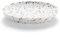 Luxspire Seifenschale, Ovaler Seifenhalter Schwamm Seifenspender Kratzfest Seifenbox Seifendose Elegant Seifenablage Leicht Reinigen Soap Holder Dish für Küche Badezimmer und Dusche, Terrazzo