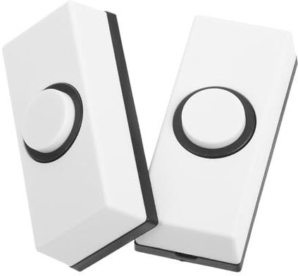 HOMOCONO 2pièces Bouton Poussoir Murale Vintage Étanche De Interrupteurs Universels pour Sonnette De Porte Garage Et Maison