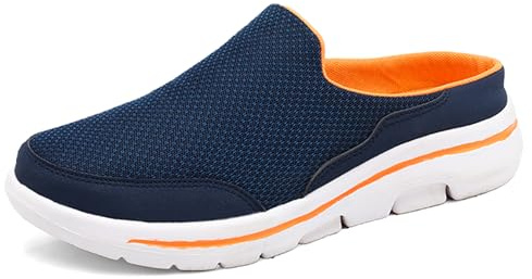 CELANDA Zoccoli e Sabot Donna Uomo Ciabatte Leggero Traspiranti Pantofole da Casa Comode Antiscivolo Scarpe da Giardino Spiaggia all'aperto, Blu Giallo,39 EU