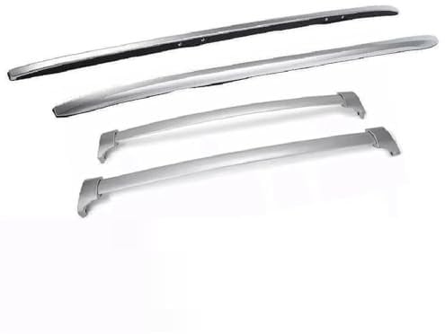Generisch Dachträger Für Pilot 2016 2017 2018 2019 2020 2021 4Pcs Aluminium Dach Schiene Rack Kreuz Bar Querlatte Dachrelings