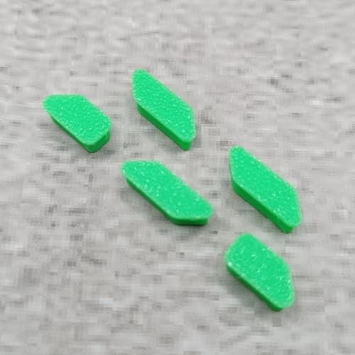 ULEIVA Botones de repuesto 5 botones verdes compatibles con Garmin Edge 520 Button GPS Ciclismo Ordenador de repuesto (Verde)