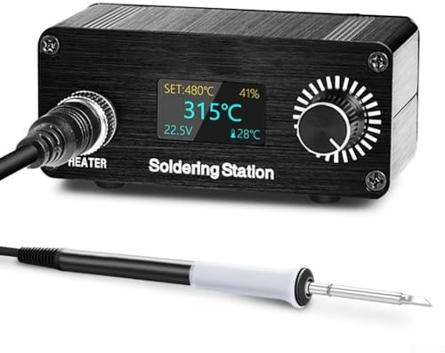 HOHOVYVY T12 Digitale Lötstation Mit Für OLED-Display Temperaturregelbar 72W 200-430°C Ohne Netzteil