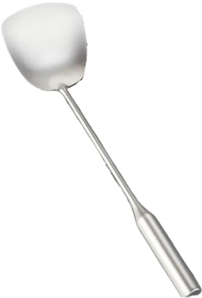 Espátula y cuchara for wok de titanio puro, resistentes al calor, juego de utensilios de cocina, espátula(Spatula)
