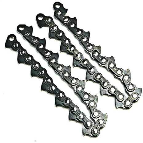 Accesorios for desbrozadoras 2/4 piezas Línea de desbrozadora de cadena de metal for cabezal de desbrozadora Reemplazo de cadena desgastada for cabezal de recorte(2 Pcs)
