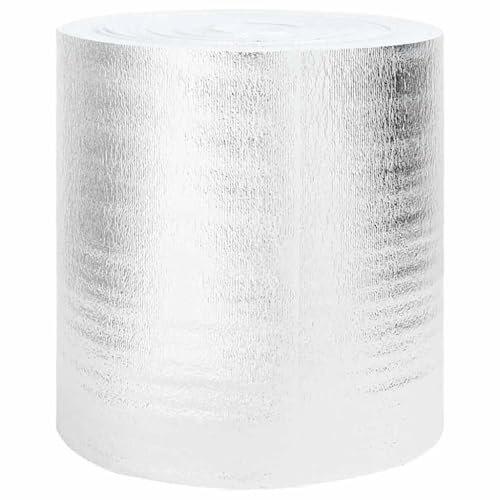 Isolant Thermique, Rouleau Isolant pour Radiateur Réflecteur Protection Thermique pour Radiateur Argenté 15x0,5 m