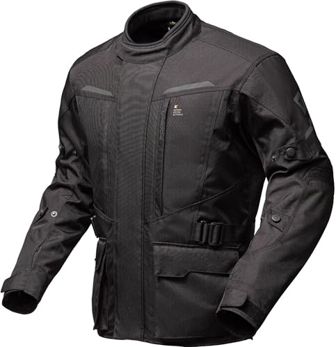 Modeka Tarex II Motorrad Textiljacke, schwarz, XL | Wasserdicht