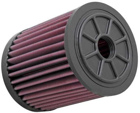 K&N E-1983 Waschbarer und wiederverwendbarer KFZ Tauschluftfilter, Rot