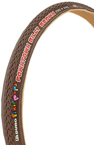 Point Duro Fixie Pops Fahrrad Bereifung, braun, Faltreifen, Standard