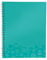 Leitz 46430051 Kollegblock WOW Get Organised, A4, PP, kariert, eisblau