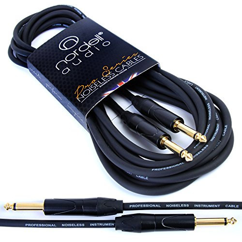 Nordell Pro Guitar Lead/Cable: 20ft/6m Electric/Electro-Acoustic/Bass