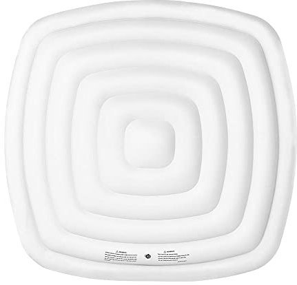 RED DECO MSPA Aufblasbare Blaseabdeckung für Whirlpool, Whirlpool, Regenablauf, geeignet für alle MSpa 6 Personen, Square Spa, Alpine/Tekapo/Soho/Bliss/Lite