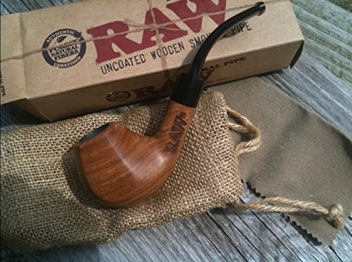 RAW NATURAL WOODEN PIPE