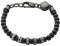 Diesel Armband Für Männer, 18Cm-19.5Cm Schwarzes Edelstahlarmband, DX0961001