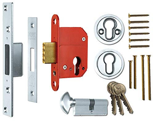 ERA 233 Fortress BS Euro Key & Turn Deadlock With Cylinder